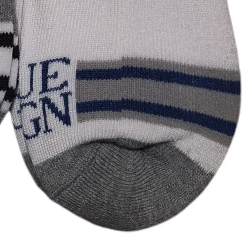 True‎ Religion Men's Low Cut Socks 12 Pack Size 10-13 Cushioned Gray White-NEW